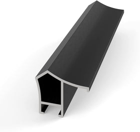 Frame My TV Deco Frame adds an art-ready finish with anodized black styling.