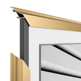Frame My TV on-wall montage demonstrates seamless integration with Samsung The Frame.