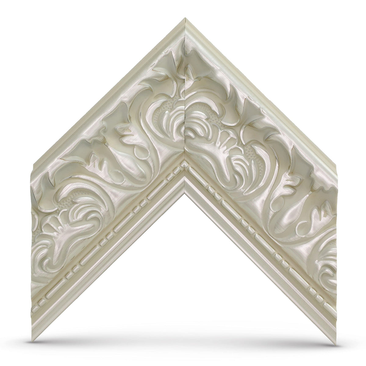 Frame My TV Tuscan Pearl 32 Premiere Deco magnetic assembly demonstrates tool-free setup.