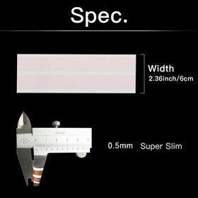 FRANKEVER wire next to ruler showing slim scale for tight spaces