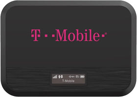 Franklin T9 hotspot side ports showing charging and USB connections