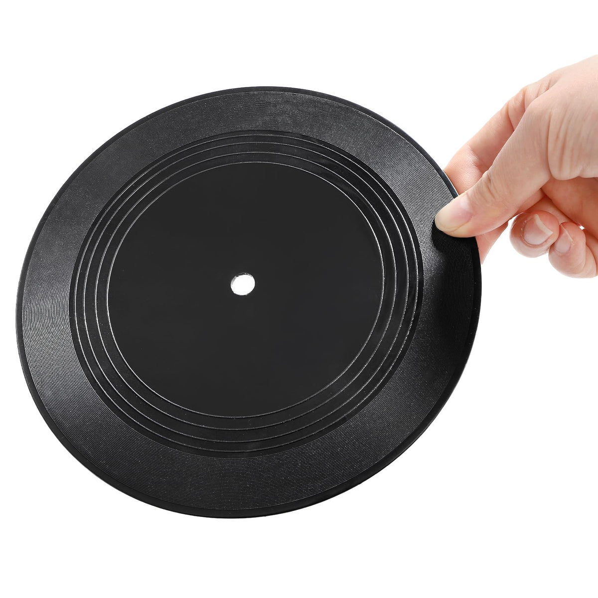 Frcctre blank vinyl record 7inch bar cafe decor adds vintage charm.