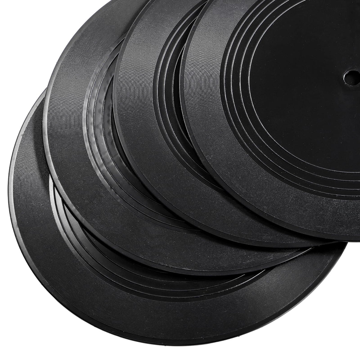 Frcctre blank vinyl record 7inch retro-theme accent for tables and walls.