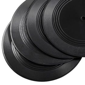 Frcctre blank vinyl record 7inch retro-theme accent for tables and walls.