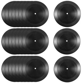Frcctre blank vinyl record 7inch wall decor for retro styling and DIY projects.