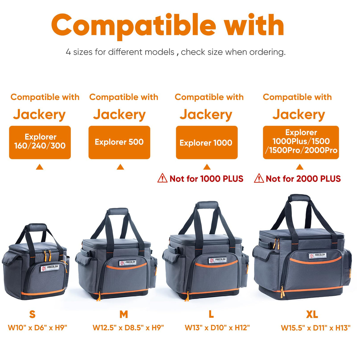 Dedicated accessory compartment in FRECOLSH case keeps cables organized.