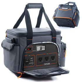 FRECOLSH travel case with waterproof bottom protects accessories on the go.