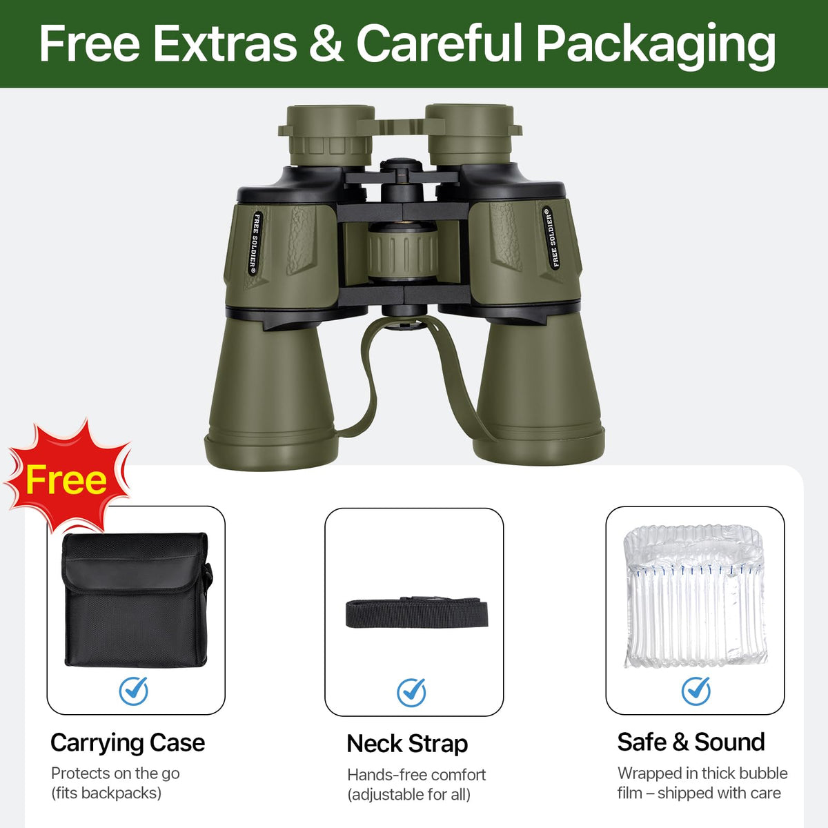 FREE SOLDIER BAK4 prism and FMC coating graphic improving image clarity