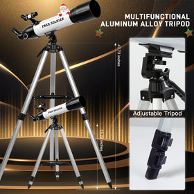 Free Soldier telescope adjustable tripod with 360 degree zenith lens for comfortable viewing