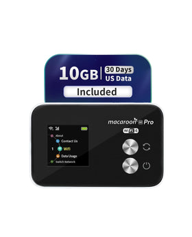 FREEBOT portable WiFi hotspot front view for reliable travel connectivity.