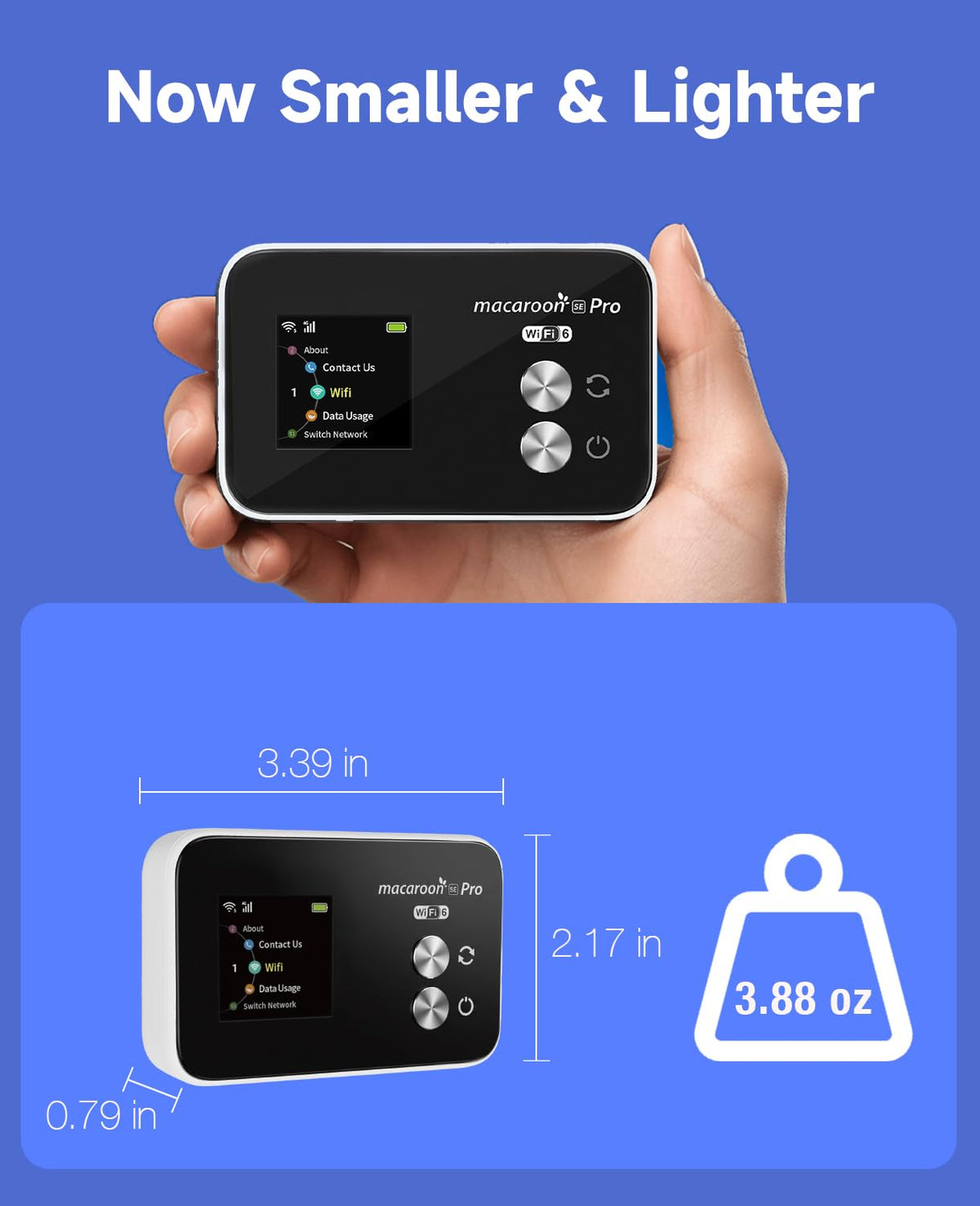 FREEBOT app displays data usage and device management.