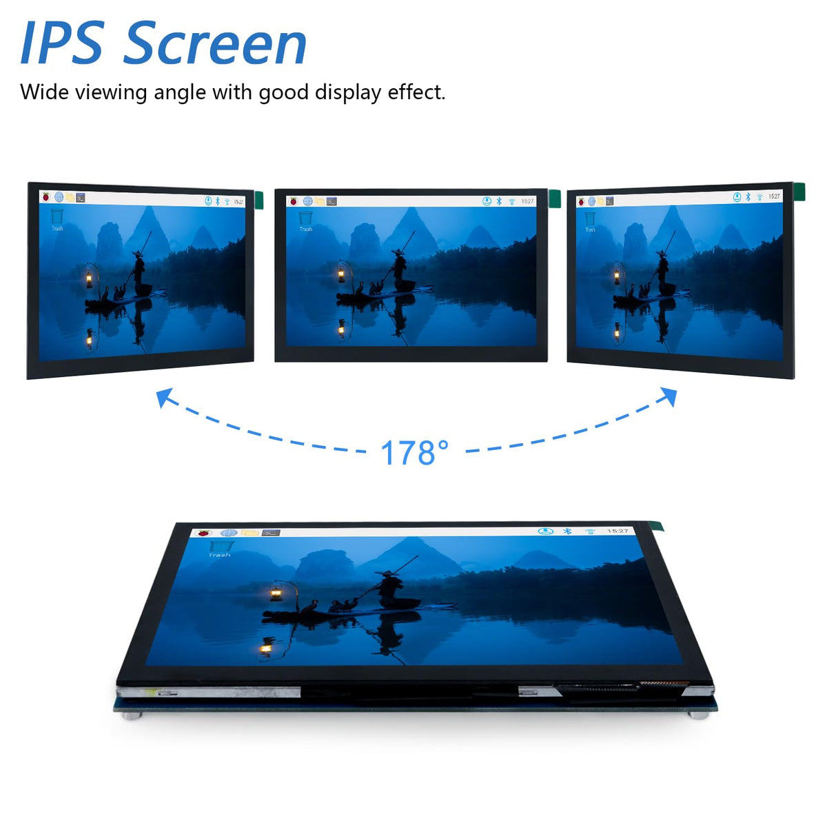 FREENOVE included ribbon cables and mounting hardware laid out, simplifies installation benefit