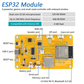 FREENOVE side ports with USB‑C, microSD and headers for flexible connectivity