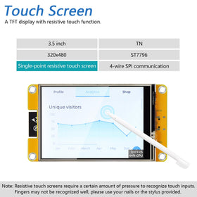 FREENOVE ST7796 driver TFT supports fast, smooth UI rendering.