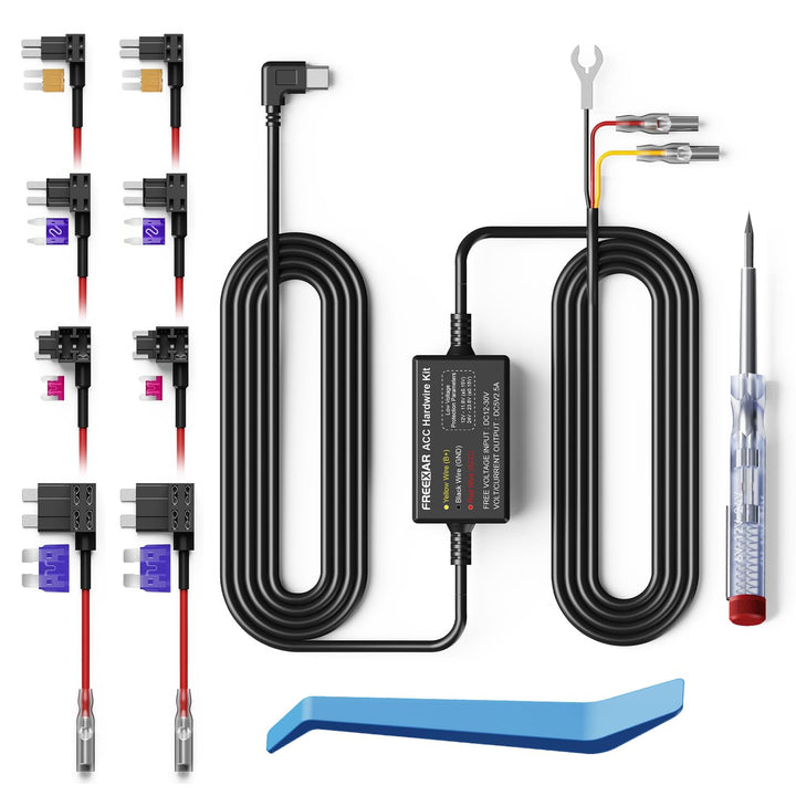 FREEXAR kit front view showing all components and neat organization for easy install