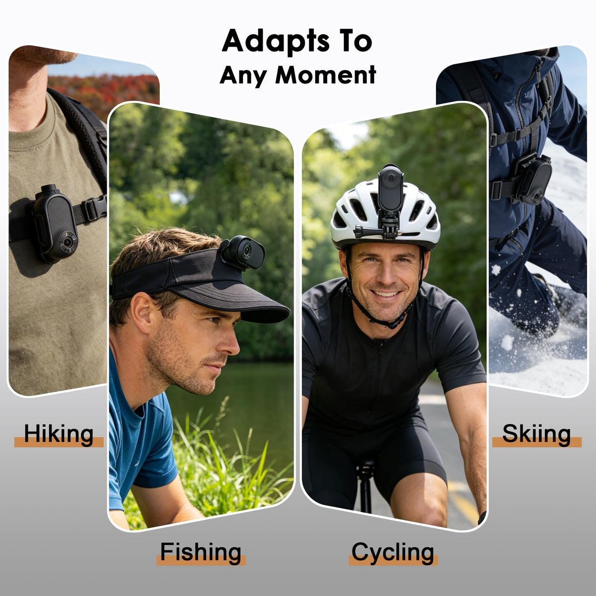 Frelisty Mini Body Camera worn on chest for versatile perspective capture