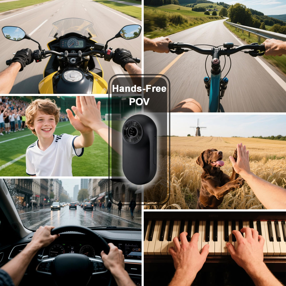 Frelisty Mini Body Camera mounts and attachment options for multiple setups