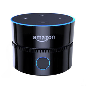 Fremo Evo Plus front view with Echo Dot attached shows portable power