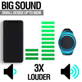 Frewico X10 built-in microphone for clear calls on the move.