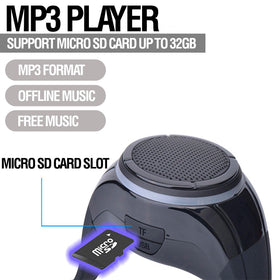 Frewico X10 TF card slot enabling offline music.