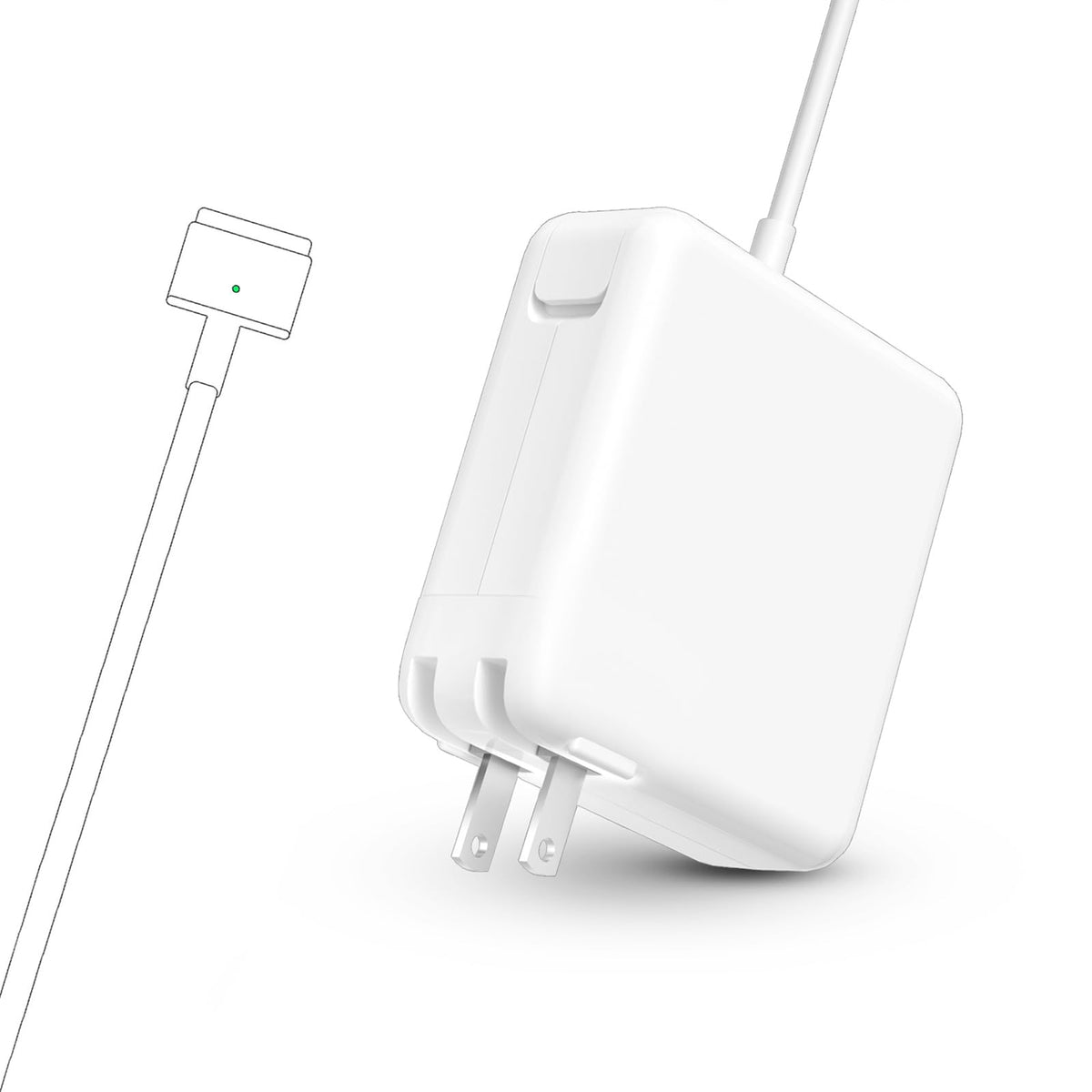 Fribug front view charger showing compact design and portability