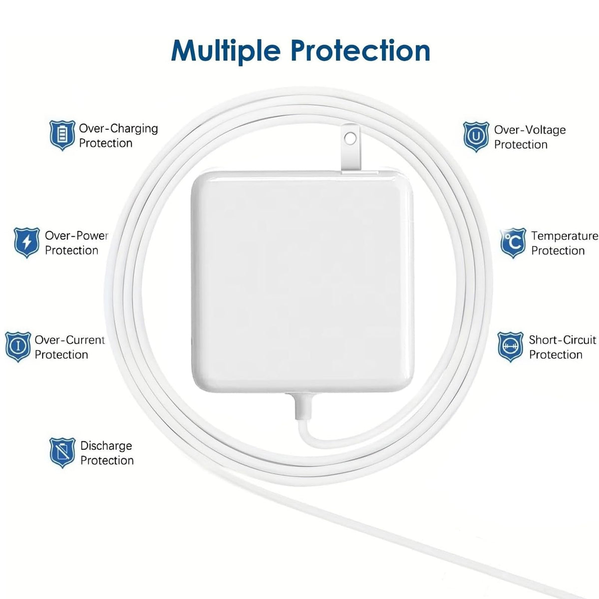 Fribug adapter powering a 13-inch MacBook Pro for dependable charging in use