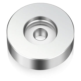 Frienda 45rpm adapter dome silver for stable 7-inch vinyl playback
