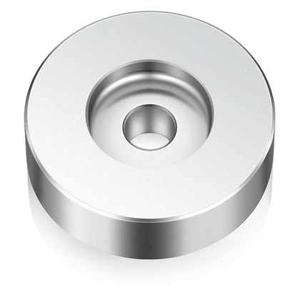 Frienda 45rpm adapter dome silver for stable 7-inch vinyl playback