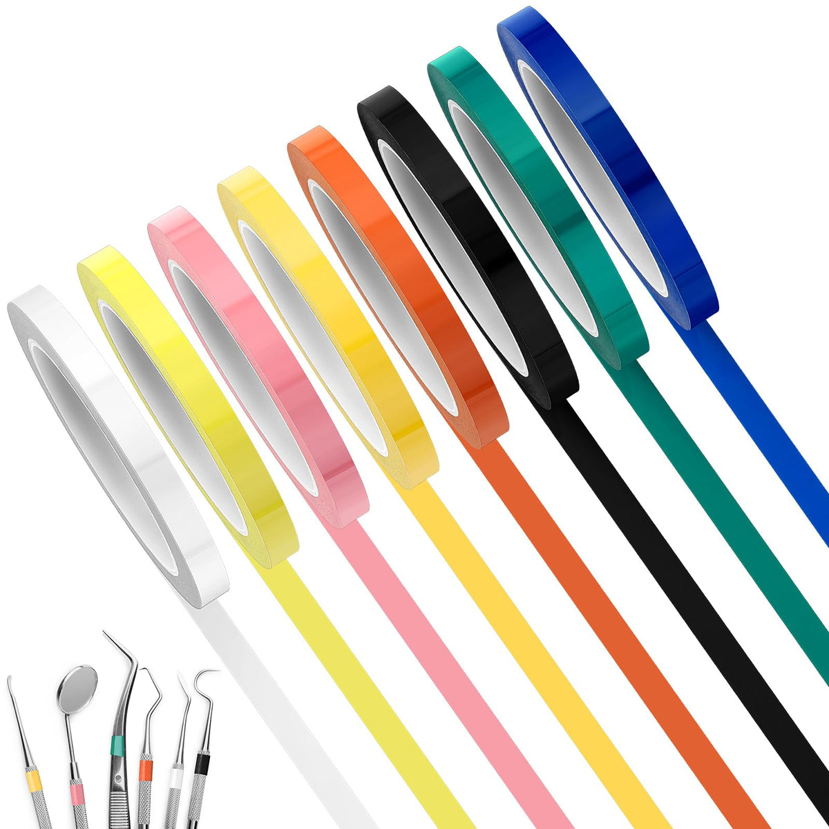 Frienda Colors Autoclave Tape yellow for quick instrument ID and color-coded organization.