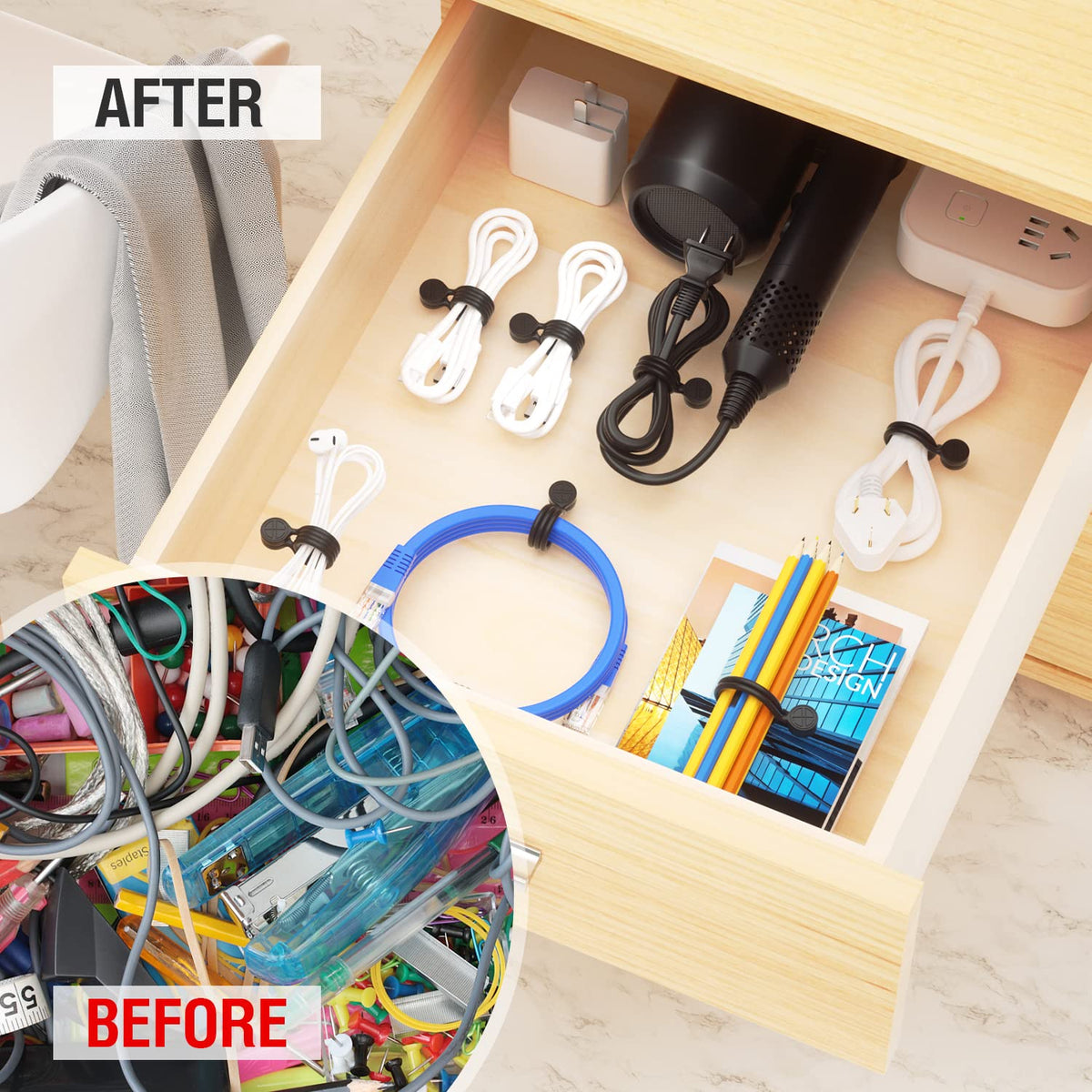 FRKNER 16-pack in black showcases durable silicone and strong grip for daily routines.