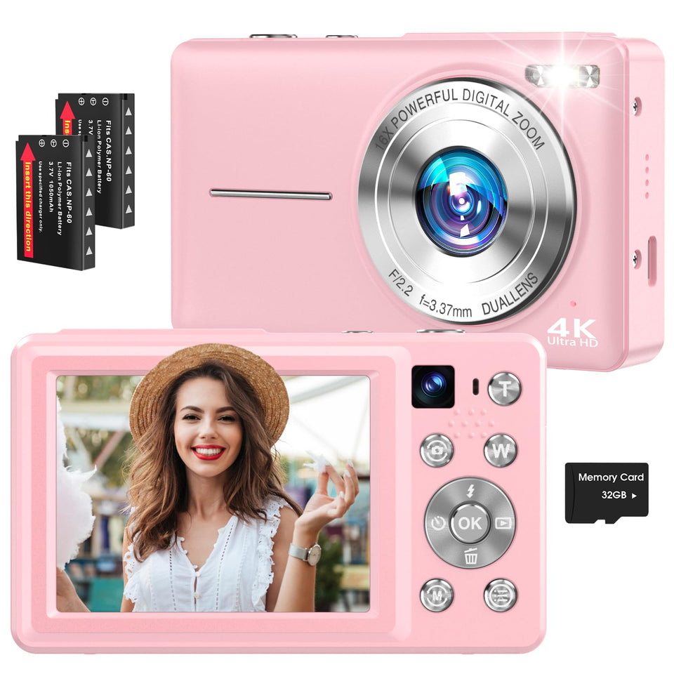 Froitx 4K camera front lens for effortless selfies and vlogging on the go