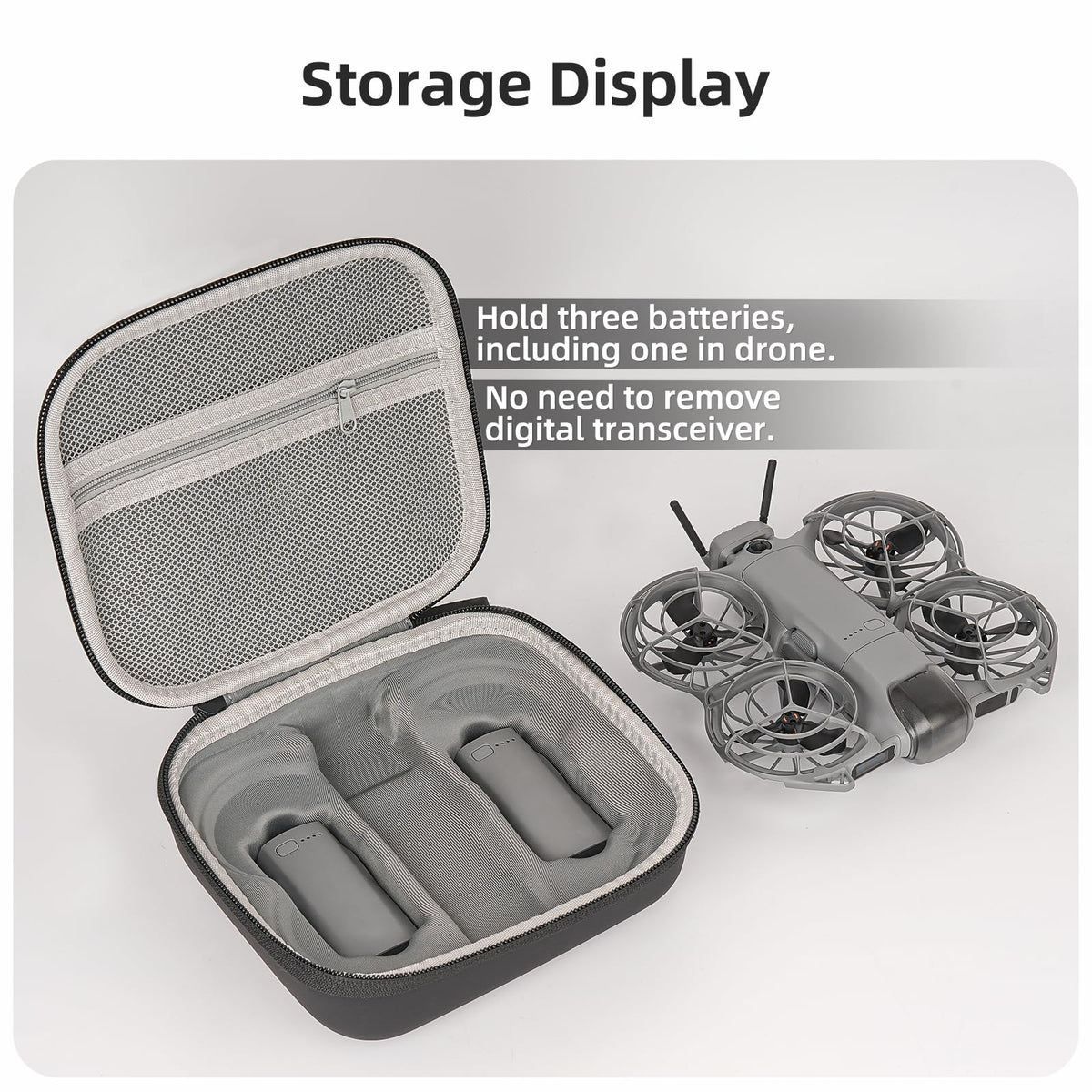 FSIDIWT Neo 2 storage bag back view highlighting durable, rainproof protection on the go