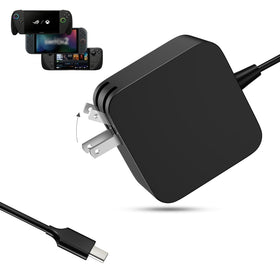 FSJTD 65W USB-C charger with foldable prongs for easy travel and safe storage