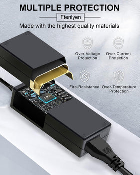 Ftenlyen adapter held in hand to show small travel-friendly size
