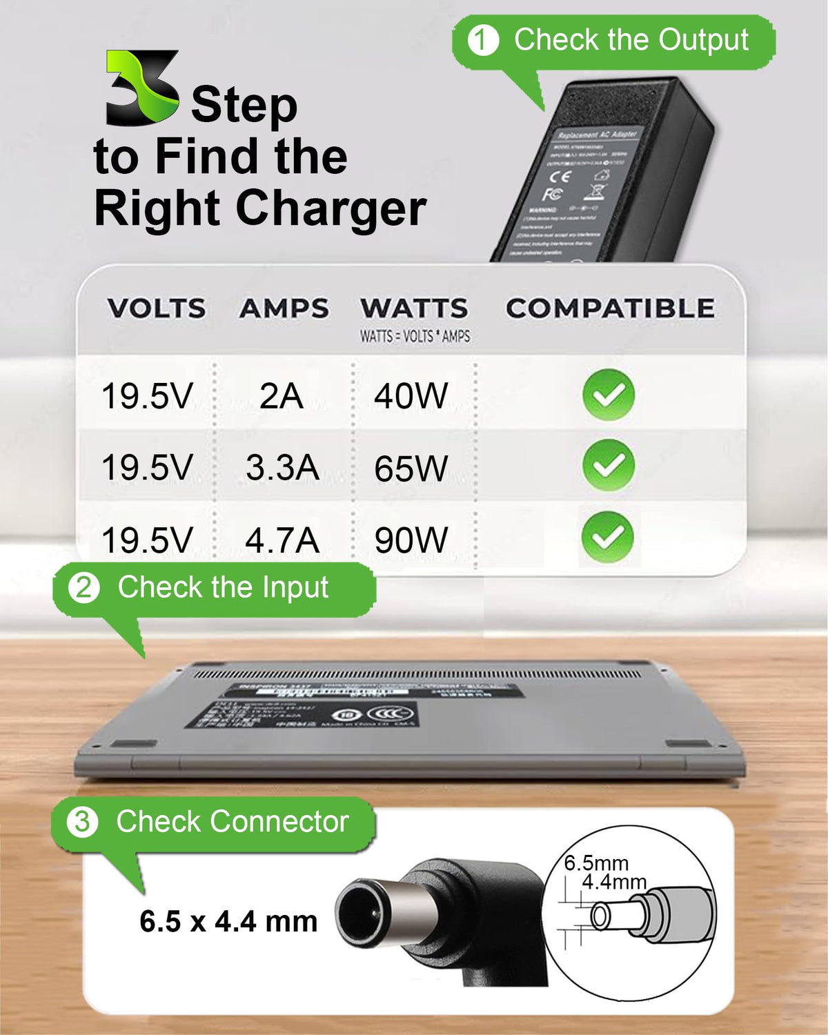 Ftenlyen Sony Vaio-compatible charger fits many VGP/PCG models for everyday use.