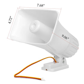 FTGear siren offers two sounds and flexible wiring options for setups.