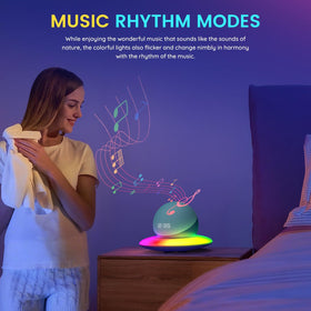 FTZWS LED base with HomePod mini for colorful mood lighting on desk