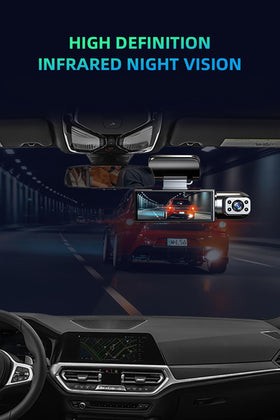 FUAZONR dash cam install is quick, tool-free, windshield-friendly.