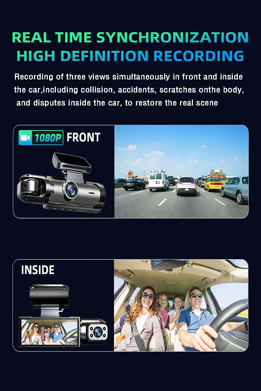 FUAZONR night vision enhances recording in low light and tunnels.