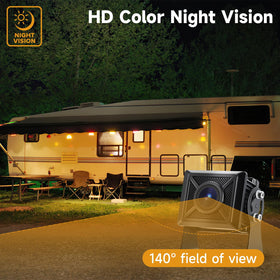 Fubedo camera mounted on truck rear, clear wide-angle visibility