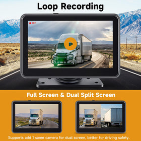 Fubedo monitor in vehicle dashboard, safer parking and lane changes