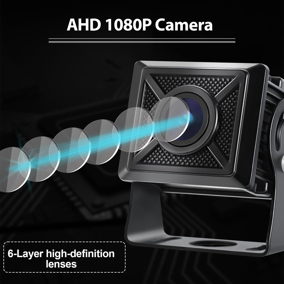 Fubedo camera cable connection detail, stable wired signal advantage