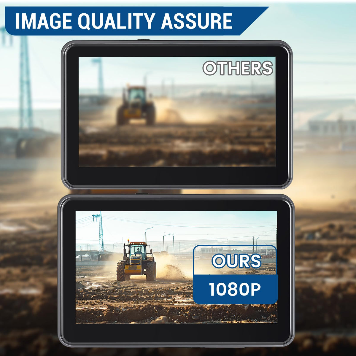 Fubedo split-screen dual camera demo, improved blind spot coverage