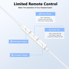 FUHAYA inline remote controls image showing volume and call buttons for hands‑free use