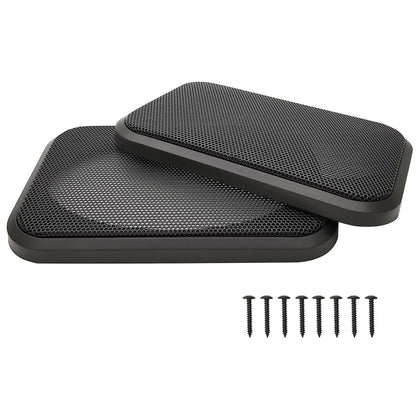 Fuhengli 4x6 speaker grill cover front view protects car speakers from debris