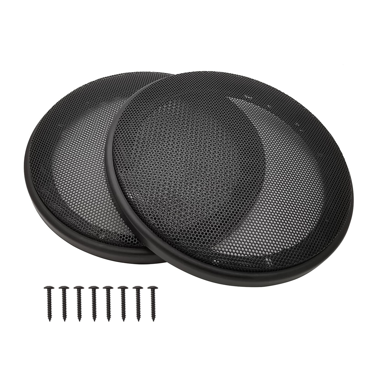 Fuhengli 6.5 inch speaker grill front view with protective round frame for car audio