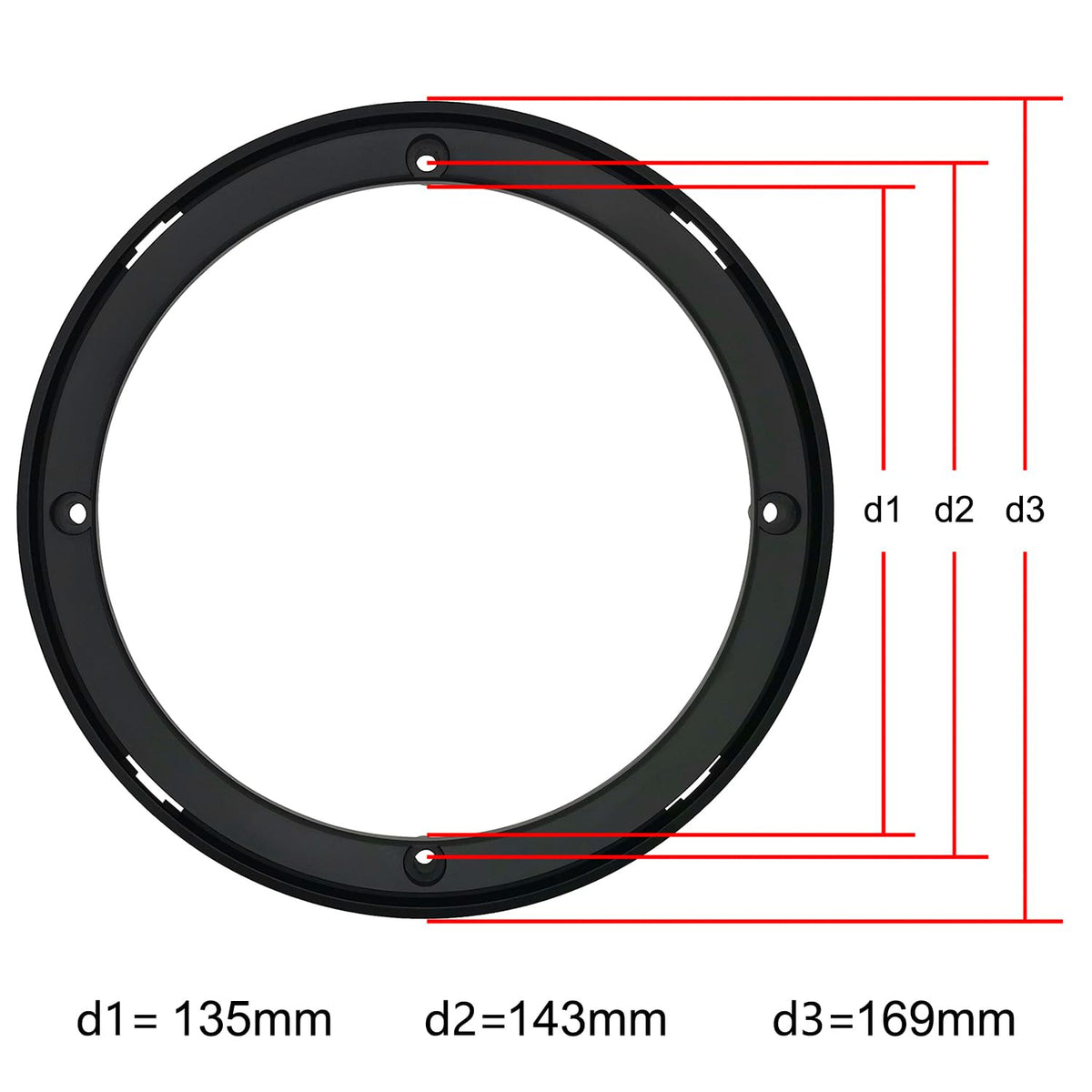 Fuhengli 6-inch grill with ABS frame for easy cleaning and DIY installs