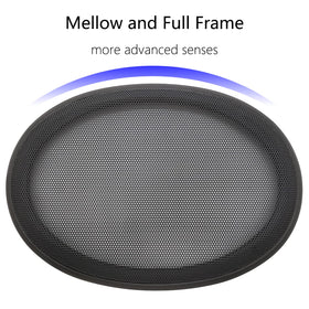 Fuhengli 6x9 speaker grill side angle shows sturdy frame and mesh.