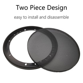 Fuhengli packaging shows two grills and eight tapping screws included