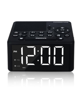FUHONGYUAN front display showing clear time and brightness — easy bedside readability